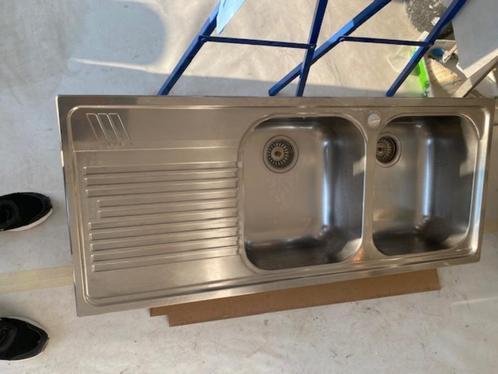 wasbak voor keuken met kraan grohne, Huis en Inrichting, Keuken | Keukenelementen, Zo goed als nieuw, Minder dan 100 cm, 25 tot 50 cm