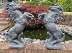 2 Steigerende Paarden, Tuin en Terras, Tuinbeelden, Ophalen, Nieuw, Beton, Dierenbeeld