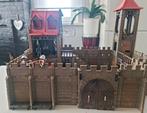 Playmobil vintage ridders : groot kasteel nr. 3450, Ophalen of Verzenden, Gebruikt