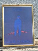 Lithographie galerie de france de jean michel folon , Antiek en Kunst, Ophalen of Verzenden
