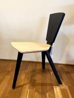 Stoel in Fineline vuren en gebeitst beukenhout, Ophalen, Zwart, Design, Nieuw