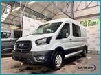 Ford Transit 2T Dubbele Cabine L3H2 2.0TDCI 170pk + GARANTI, Auto's, Ford, Monovolume, Euro 6, Wit, Bedrijf