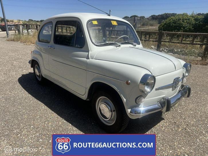 Seat 600E | 1973 | Route 66 Auctions, Auto's, Oldtimers, Bedrijf, Te koop, Seat, Overige brandstoffen, Overige carrosserie, Handgeschakeld