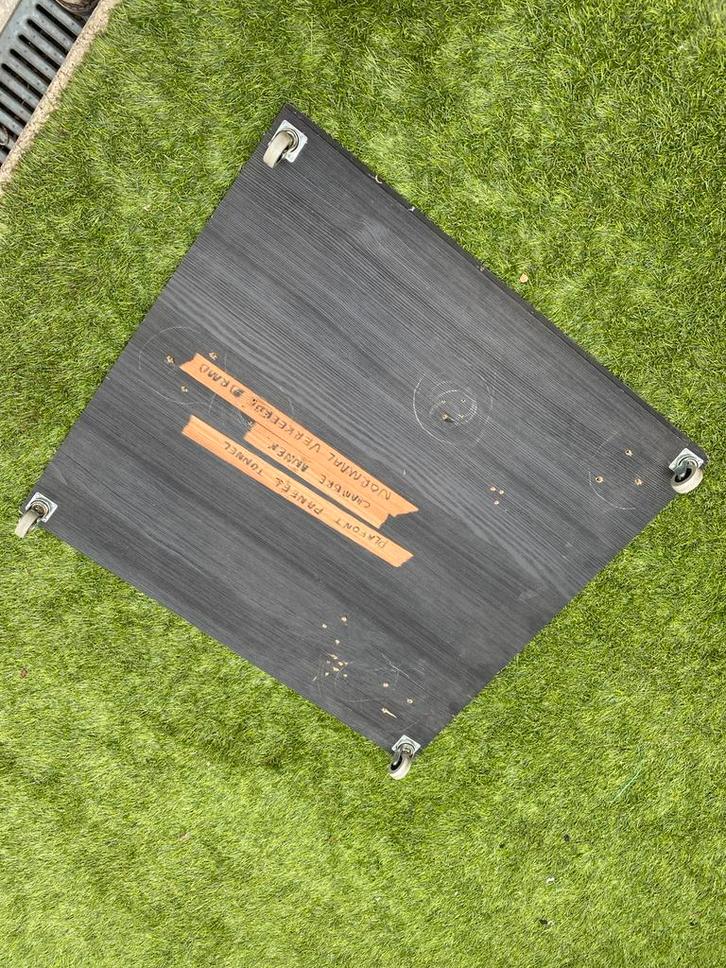 Plateforme mobile en bois sur roues, Jardin & Terrasse, Accessoires de piscine, Comme neuf, Enlèvement