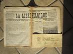 La libre Belgique du 25 avril 1934 + farde dans la presse, Antiquités & Art, Enlèvement ou Envoi
