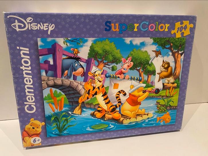 Puzzel Winnie de Poeh - 104 stukjes, Kinderen en Baby's, Speelgoed | Kinderpuzzels, Gebruikt, 6 jaar of ouder, Meer dan 50 stukjes