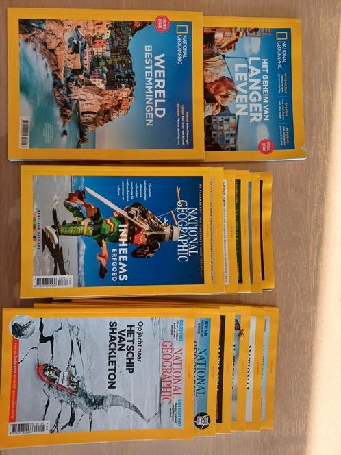 12 + 2 nationel geographic tijdschriften, Verzamelen, Tijdschriften, Kranten en Knipsels, Ophalen of Verzenden