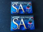 Nieuwe TDK SA-90 cassettebandjes, Cd's en Dvd's, Cassettebandjes, Verzenden, Nieuw in verpakking, 2 t/m 25 bandjes