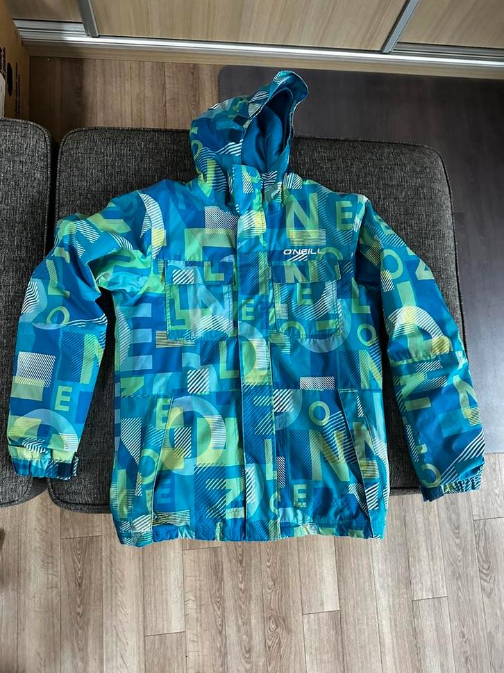 Skipack o’neill maat 164 en skihelm Casco, Kinderen en Baby's, Kinderkleding | Maat 176, Zo goed als nieuw, Jongen of Meisje, Setje