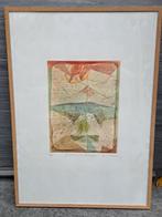 Gravure signe rene carcan, Ophalen of Verzenden