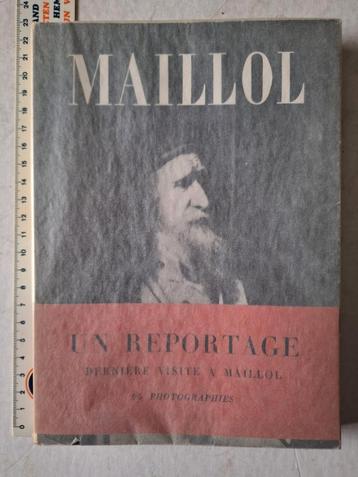 Kunstboek van Marguerite Bouvier "Maillol Un reportage" 1945 beschikbaar voor biedingen