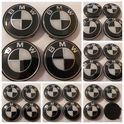 Bmw wieldoppen Ø68mm full zwart/zwart wit/blauw wit f10 f15, Auto diversen, Wieldoppen, Nieuw, Ophalen of Verzenden