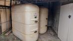 2 dubbelwandige kunststof mazouttanks van elk 1500 liter, Doe-het-zelf en Bouw, Ophalen, Gebruikt