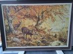 Olieverfschilderij op doek van de schilder Garsoux uit Vervi, Antiek en Kunst, Ophalen