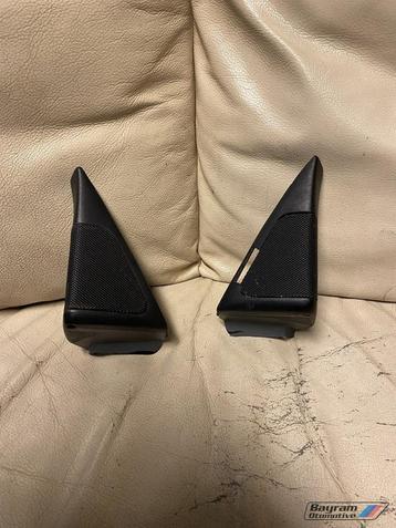 Bmw E32 tweeters speakerkapjes zwart E34 speakers 7-serie M beschikbaar voor biedingen