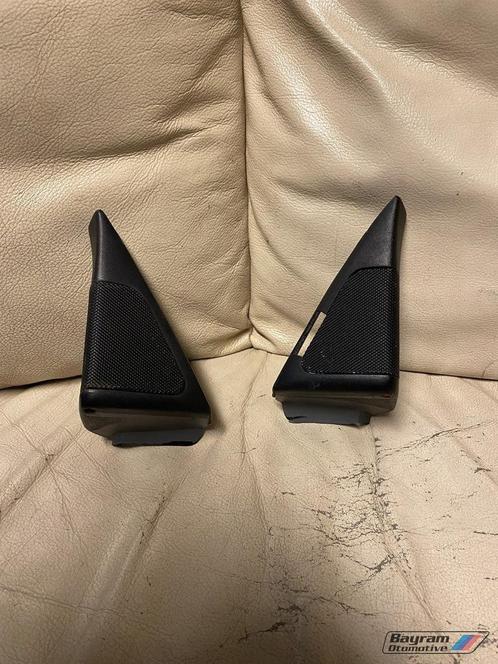 Bmw E32 tweeters speakerkapjes zwart E34 speakers 7-serie M, Auto diversen, Autoradio's, Ophalen of Verzenden