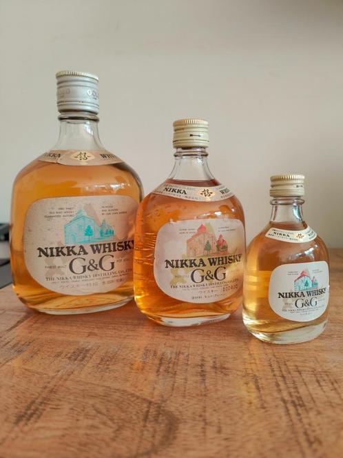 Nikka G&G Gold & Gold Set 380ml 180ml 50ml Yoichi Distillery, Verzamelen, Wijnen, Nieuw, Overige typen, Overige gebieden, Vol