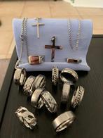 Lot de bijou Temu, Bijoux, Sacs & Beauté, Bagues, Neuf, Fer ou Acier, Plus petit que 17, Enlèvement