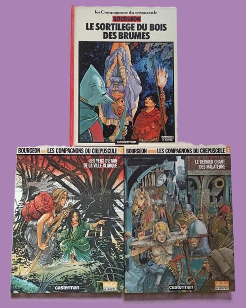 Les compagnons du crépuscule 3 tomes, Boeken, Stripverhalen, Gelezen, Meerdere stripboeken, Ophalen of Verzenden
