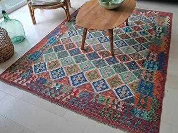 NIEUWE prachtige handgeweven Kilim tapijt  beschikbaar voor biedingen