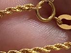 Halsketting in 18k goud. Touwgaas, Handtassen en Accessoires, Goud, Goud, Verzenden