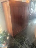 Grande armoire de luxe en châtaignier, Cerisier, Comme neuf, 100 à 150 cm, Modern