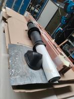 Verluchting dakdoorvoer Q125 + slab hellend dak, Doe-het-zelf en Bouw, Dakpannen en Dakbedekking, Ophalen, Gebruikt