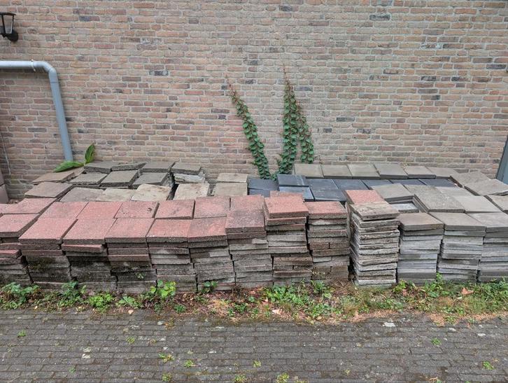 Betontegels 30x30 70m2, Tuin en Terras, Tegels en Klinkers, Zo goed als nieuw, Klinkers, Ophalen
