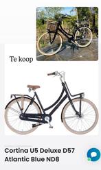 Retro fiets Cortina U5 deluxe D57 Atlantic Blue, Fietsen en Brommers, Ophalen, Zo goed als nieuw, Overige merken