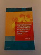 Interprofessioneel en interdisciplinair samenwerken, Ophalen of Verzenden, Nieuw, Andre Vyt
