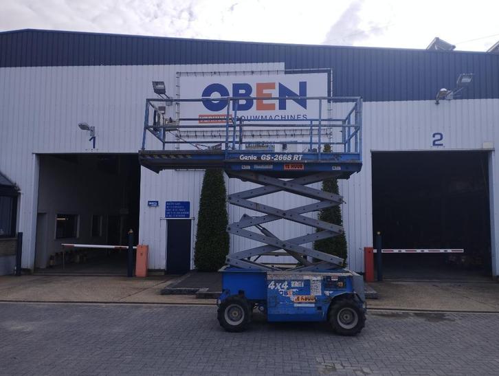 4x4 schaarlift genie 10m, Doe-het-zelf en Bouw, Lieren en Takels, Gebruikt, Ophalen