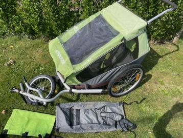 croozer fietskar/wandelkar met hangmat, Fietsen en Brommers, Ophalen, Gebruikt, Opvouwbaar, Croozer