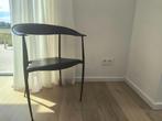 Vier vintage leren stoelen (€30 per stuk), Huis en Inrichting, Stoelen, Ophalen, Gebruikt, Blauw, Leer