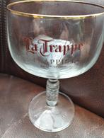 3 La Trappe Trappist glazen mooie inkepingen 33cl 16cm H, Comme neuf, Enlèvement, Verre ou Verres, La Trappe