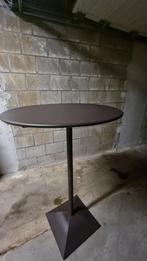 hoge ijzeren partytafel demonteerbare poot, Tuin en Terras, Ophalen, Zo goed als nieuw, Rond, Metaal