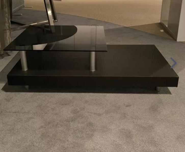 Salontafel Hülsta, Huis en Inrichting, Tafels | Salontafels, Zo goed als nieuw, Glas, Ophalen