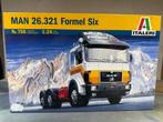 Italeri MAN 26.321 Formel Six., Hobby en Vrije tijd, Modelbouw | Auto's en Voertuigen, Italeri, Groter dan 1:32, Nieuw, Ophalen of Verzenden
