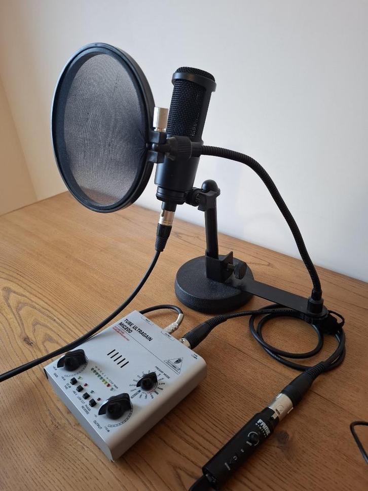 Complete Vocal Opnameset, Muziek en Instrumenten, Microfoons, Zo goed als nieuw, Zangmicrofoon, Ophalen