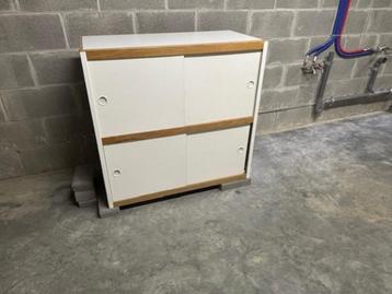 Kewlox Witte kast 2 delen, 25 à 50 cm, Avec porte(s), Moins de 100 cm, Utilisé