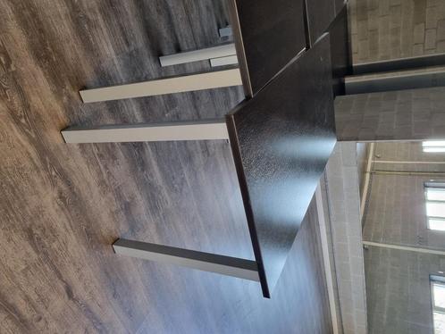 5x tafel van 130/65 & 5x tafel van 65/65cm - Donker bruin., Huis en Inrichting, Tafels | Eettafels, Gebruikt, 50 tot 100 cm, 100 tot 150 cm