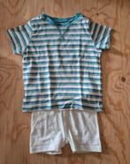 Gestreept zomersetje - Maat 68/74, Jongetje of Meisje, Ophalen of Verzenden, Zo goed als nieuw, Setje