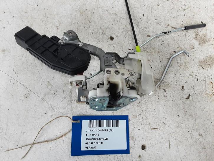 PORTIERSLOT RECHTS VOOR Citroën C1 (01-2005/09-2014), Auto-onderdelen, Carrosserie, Citroën, Voor, Rechts, Gebruikt