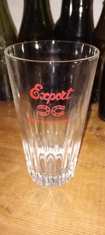 Brasserie bière verre Export De Twee Hofijzers, Enlèvement ou Envoi, Comme neuf, Verre ou Verres, Autres marques