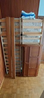 'GRATIS'  2 bedden!, Huis en Inrichting, Ophalen, Gebruikt, Bruin, Twijfelaar