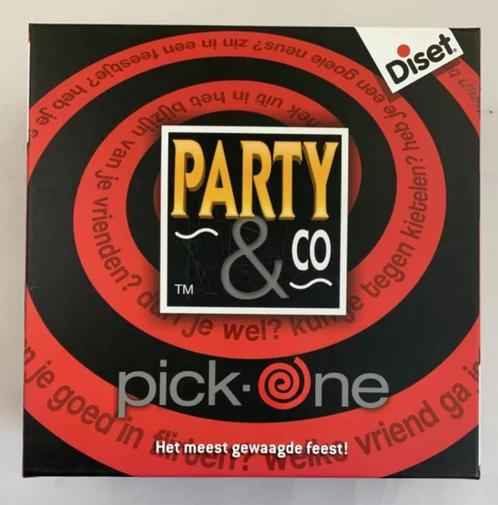 Party & Co Pick One Spel Gezelschapsspel Bordspel Compleet, Hobby en Vrije tijd, Gezelschapsspellen | Bordspellen, Zo goed als nieuw