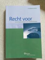 Studieboek 'Recht voor verpleegkundigen en vroedvrouwen', Ophalen of Verzenden, Nieuw, Hoger Onderwijs