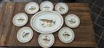 Visservies Limoges/grote schotel +'8 voorgerechtborden, Antiek en Kunst, Antiek | Servies compleet, Ophalen