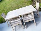 Tuinset royal botania, Tuin en Terras, Tuinsets en Loungesets, Tuinset, Eettafel, Teakhout, Gebruikt