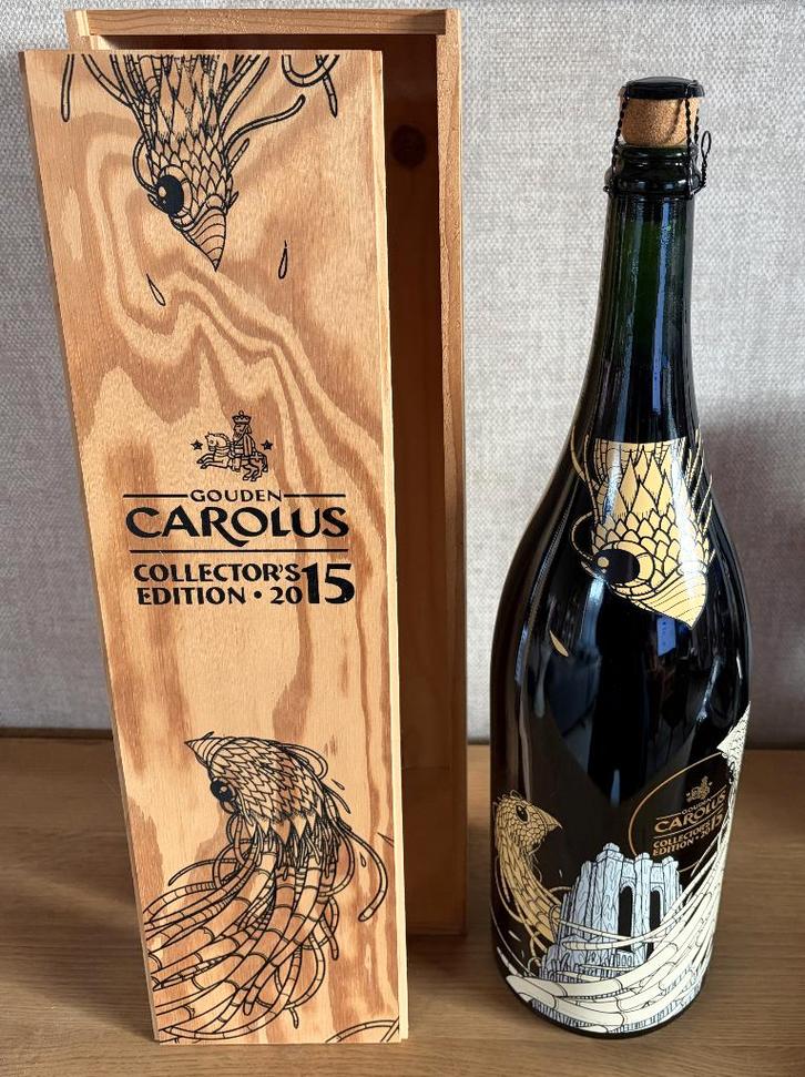 Gouden Carolus Collector's Edition 3L, 2015 Gijs Vanhee, Collections, Marques de bière, Neuf, Bouteille(s), Autres marques, Enlèvement ou Envoi