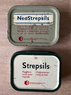 Deux boites métalliques ( infections de la bouche et gorge), Utilisé